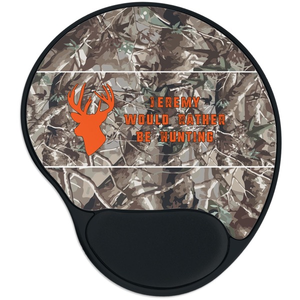 Custom Hunting Camo Mouse Pad with Wrist Support