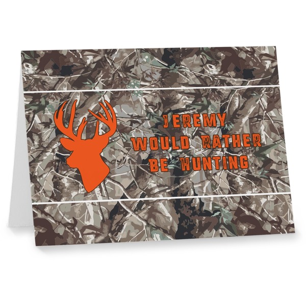 Custom Hunting Camo Note cards (Personalized)