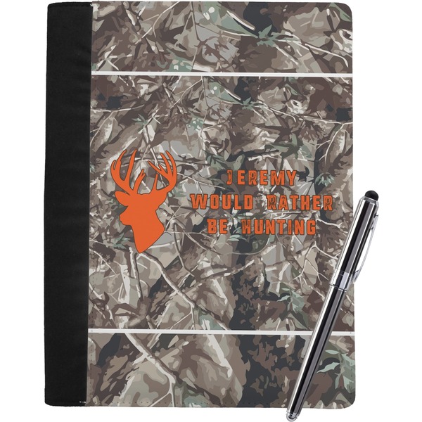Custom Hunting Camo Notebook Padfolio - Large w/ Name or Text