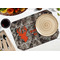 Hunting Camo Octagon Placemat - Single front (LIFESTYLE) Flatlay