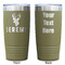 Hunting Camo Olive Polar Camel Tumbler - 20oz - Double Sided - Approval