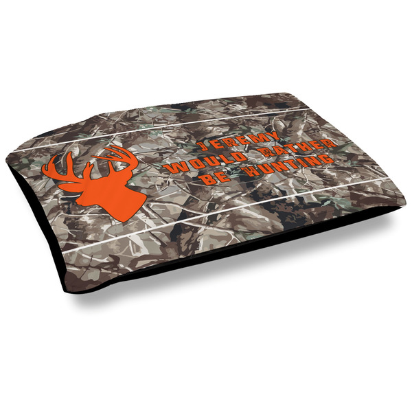 Custom Hunting Camo Dog Bed w/ Name or Text