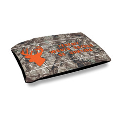 Hunting Camo Outdoor Dog Bed - Medium (Personalized)