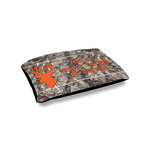 Hunting Camo Outdoor Dog Bed - Small (Personalized)