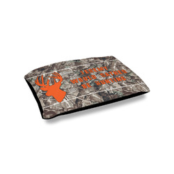 Hunting Camo Outdoor Dog Bed - Small (Personalized)