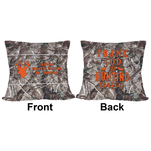 Hunting Camo Outdoor Pillow - 16x16