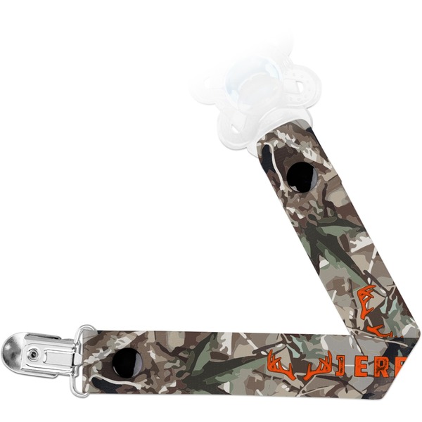 Custom Hunting Camo Pacifier Clip (Personalized)