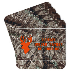 Hunting Camo Paper Coasters w/ Name or Text