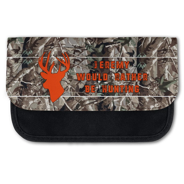 Custom Hunting Camo Canvas Pencil Case w/ Name or Text