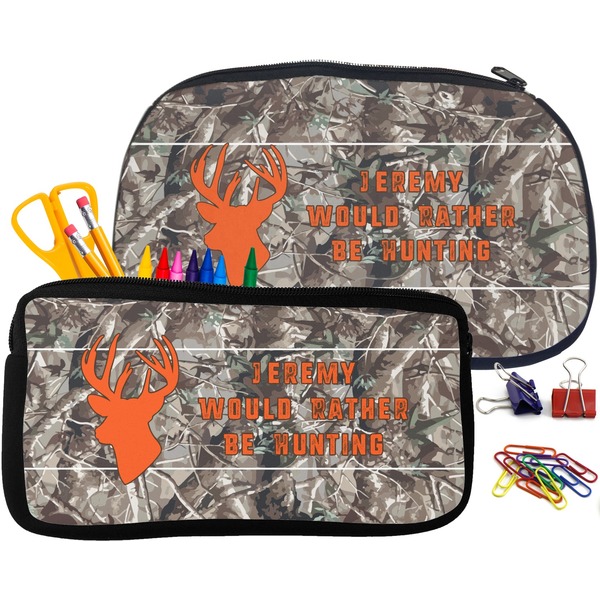 Hunting Camo Pencil / School Supplies Bags Small and Medium