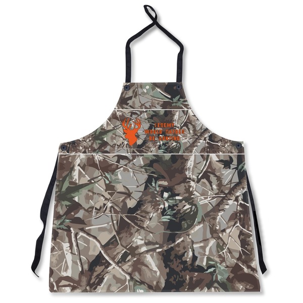 Custom Hunting Camo Apron Without Pockets w/ Name or Text