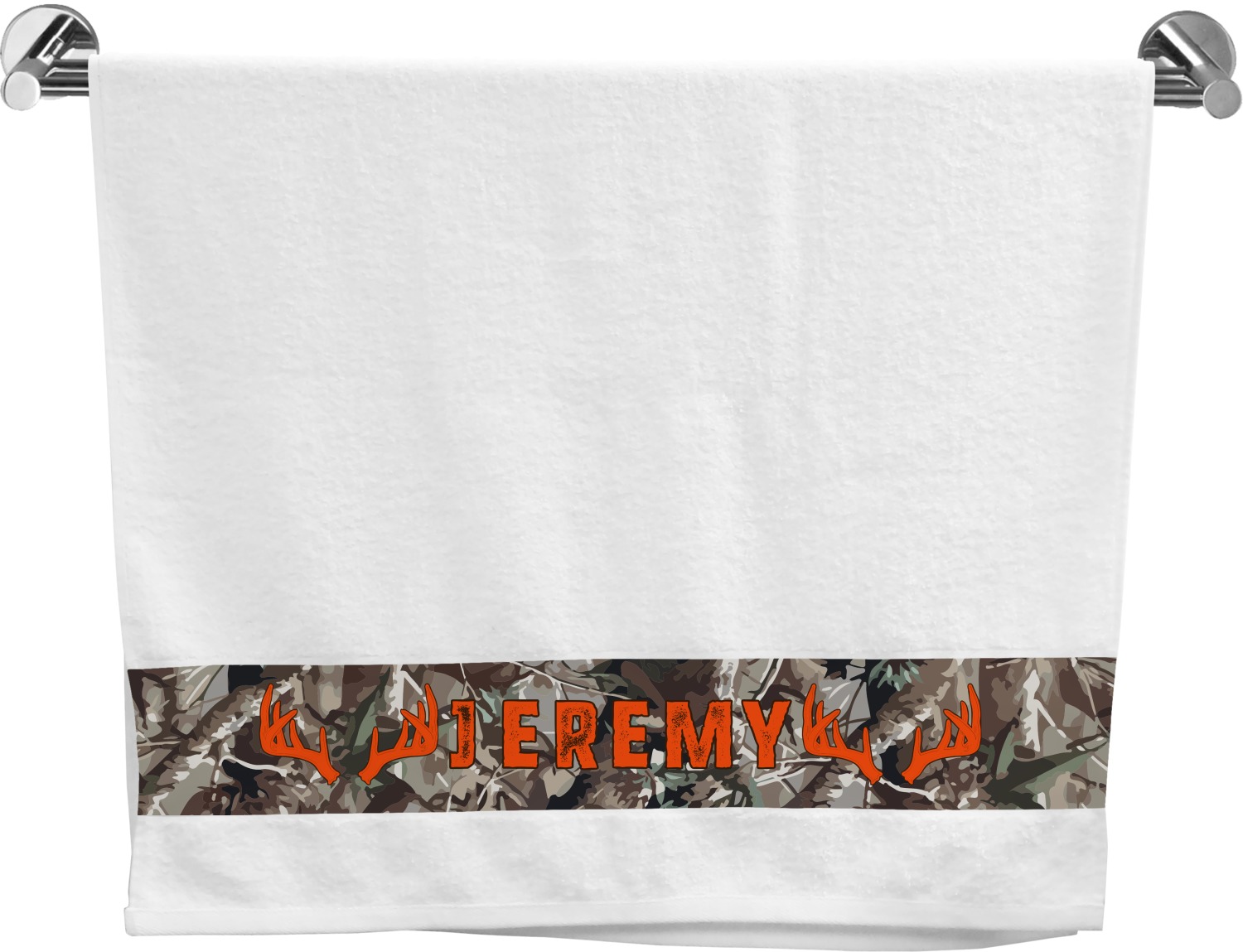 Hunting Camo Bath Towel (Personalized) YouCustomizeIt