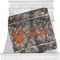 Hunting Camo Minky Blanket - 40"x30" - Double Sided (Personalized)