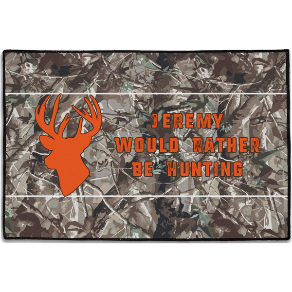 Custom Hunting Camo Door Mat - 36"x24" (Personalized)