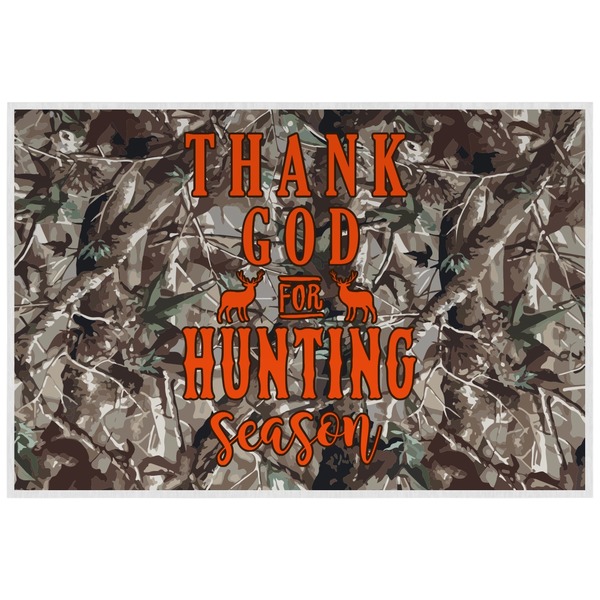 Hunting Camo Personalized Placemat (Back)