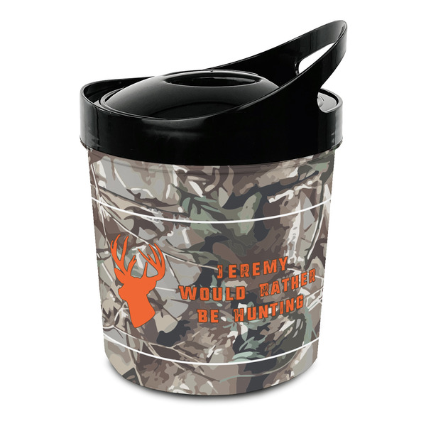 Custom Hunting Camo Plastic Ice Bucket (Personalized)