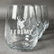 Hunting Camo Stemless Wine Glasses (Set of 4) (Personalized)