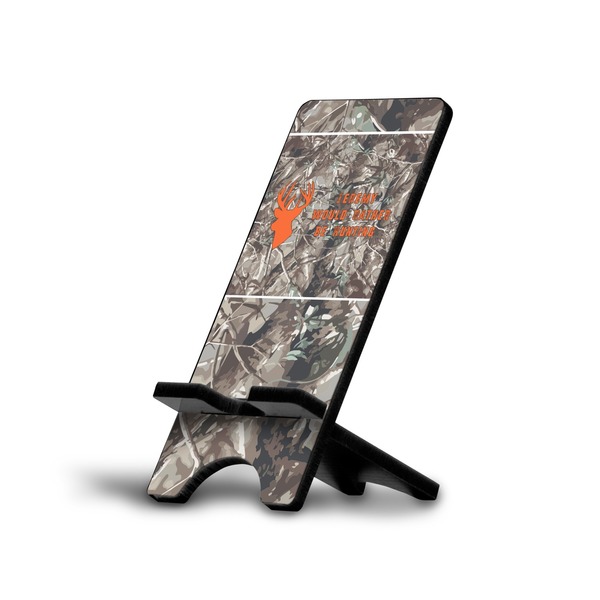 Custom Hunting Camo Cell Phone Stand (Large) (Personalized)