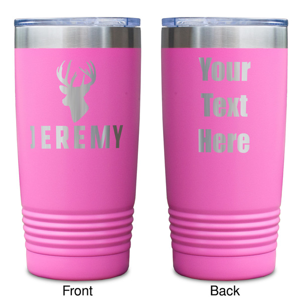 Hunting Camo Pink Polar Camel Tumbler - 20oz - Double Sided - Approval