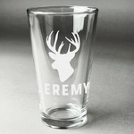 Hunting Camo Pint Glass - Engraved (Personalized)