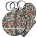 Hunting Camo Plastic Keychain (Personalized)