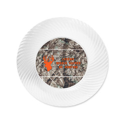 Hunting Camo Plastic Party Appetizer & Dessert Plates - 6" (Personalized)
