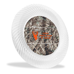 Hunting Camo Plastic Party Dinner Plates - 10" (Personalized)