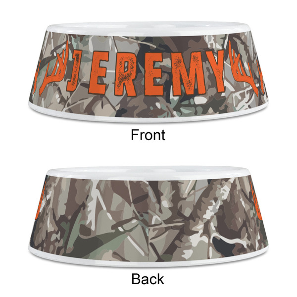 Hunting Camo Plastic Pet Bowls - Medium - APPROVAL