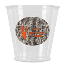 Hunting Camo Plastic Shot Glass (Personalized)