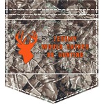 Hunting Camo Iron On Faux Pocket (Personalized)