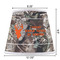 Hunting Camo Poly Film Empire Lampshade - Dimensions
