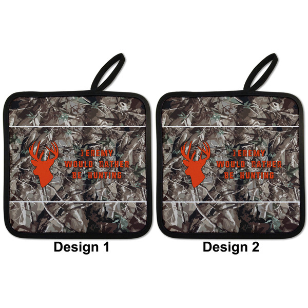 Hunting Camo Pot Holders - Set of 2 APPROVAL