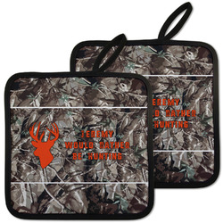 Hunting Camo Pot Holders - Set of 2 w/ Name or Text