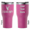 Hunting Camo RTIC Tumbler - Magenta - Double Sided - Front & Back