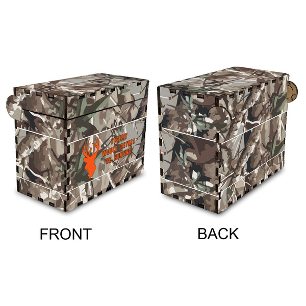 Hunting Camo Recipe Box - Full Color - Approval