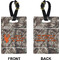 Hunting Camo Rectangle Luggage Tag (Front + Back)