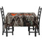 Hunting Camo Rectangular Tablecloths - Side View