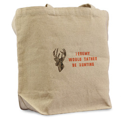 Hunting Camo Reusable Cotton Grocery Bag - Single (Personalized)