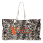Hunting Camo Large Tote Bag with Rope Handles (Personalized)