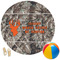 Hunting Camo Round Beach Towel (Personalized)