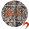 Hunting Camo Round Car Magnet