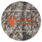 Hunting Camo Round Rubber Backed Coaster (Personalized)