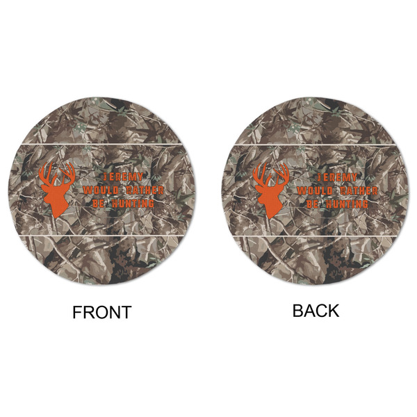 Hunting Camo Round Linen Placemats - APPROVAL (double sided)