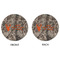 Hunting Camo Round Linen Placemats - APPROVAL (double sided)