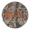 Hunting Camo Round Linen Placemats - FRONT (Double Sided)