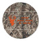 Hunting Camo Round Linen Placemats - FRONT (Single Sided)