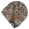Hunting Camo Round Linen Placemat - Double Sided - Set of 4 (Personalized)