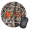 Hunting Camo Round Mouse Pad
