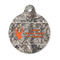 Hunting Camo Round Pet ID Tag - Small (Personalized)