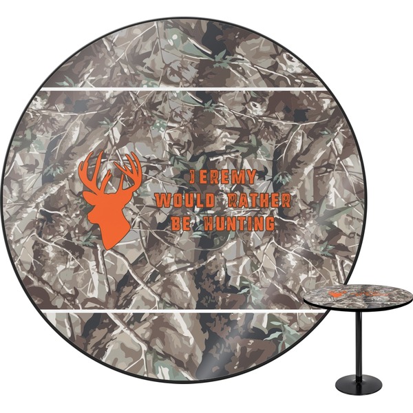 Custom Hunting Camo Round Table (Personalized)